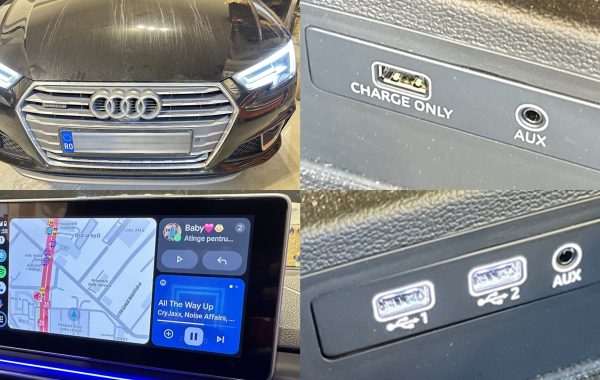 Instalare Montare Port USB Activare Android Auto Apple Carplay Audi Smartphone Audi A4 B9