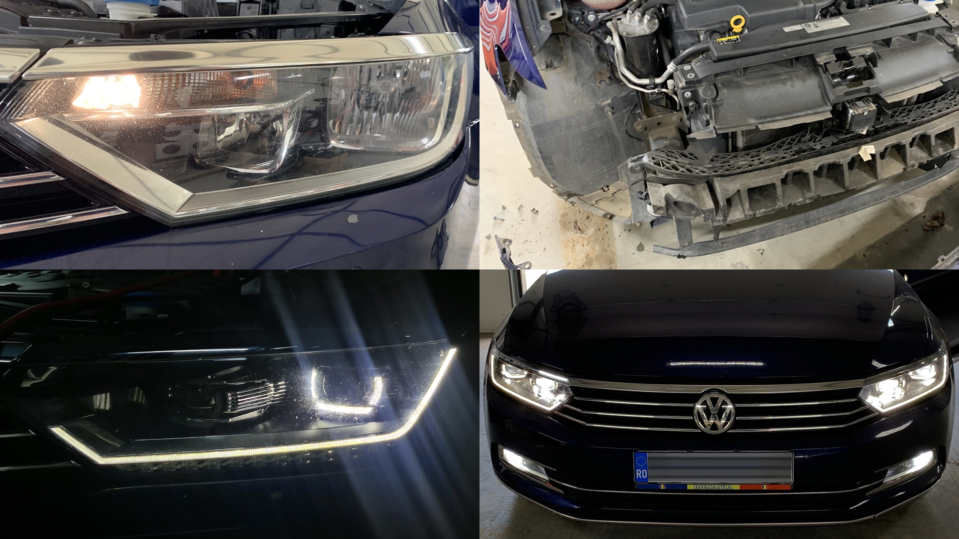 Saucer Panther opening Instalare Faruri LED Stopuri Triple LED Facelift VW Passat B8 - YBU Garage  Retrofit Electrica / Electronica Codari & Adaptari